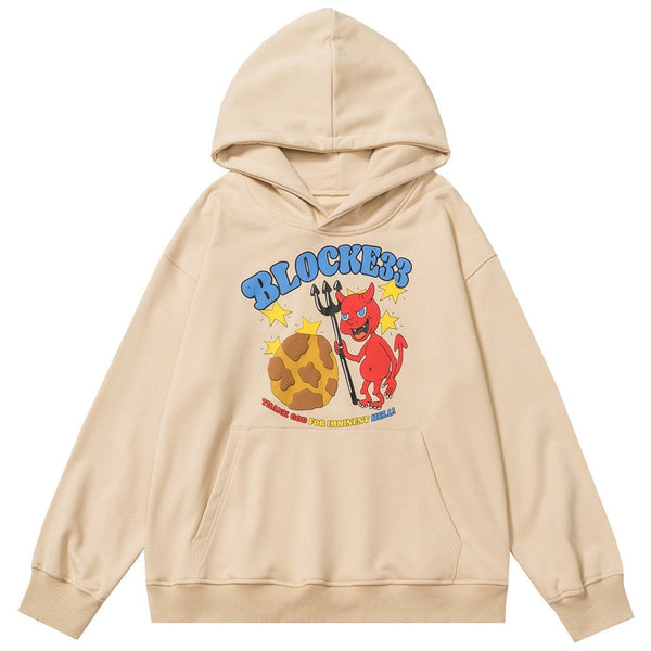 "Shocker" Graphic Unisex Streetwear Vintage Women Men Y2K Hoodie