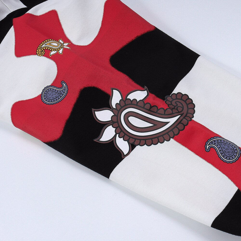 "Red Written" Graphic Unisex Streetwear Vintage Women Men Y2K Hoodie
