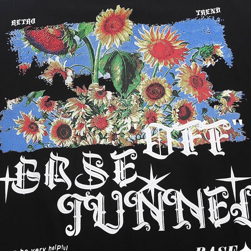 "Maze Fire" Graphic Unisex Streetwear Vintage Women Men Y2K Sweatshirt