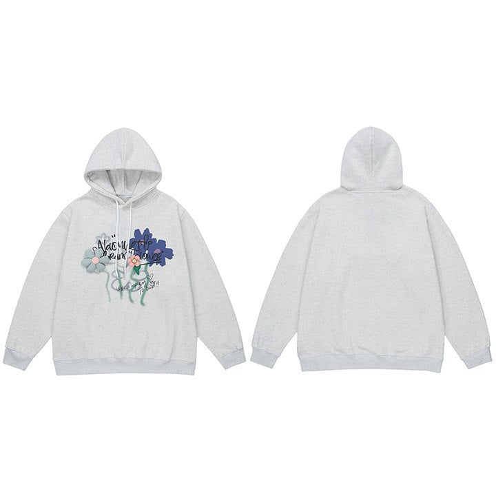 "Purple Clouds" Graphic Unisex Streetwear Vintage Women Men Y2K Hoodie
