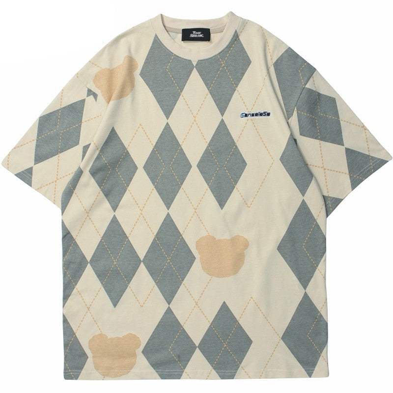 "Pyramid" Graphic Unisex Streetwear Vintage Women Men Y2K T-Shirt