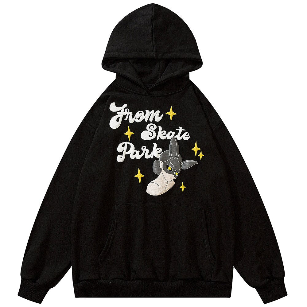 "Mask Off" Graphic Unisex Streetwear Vintage Women Men Y2K Hoodie
