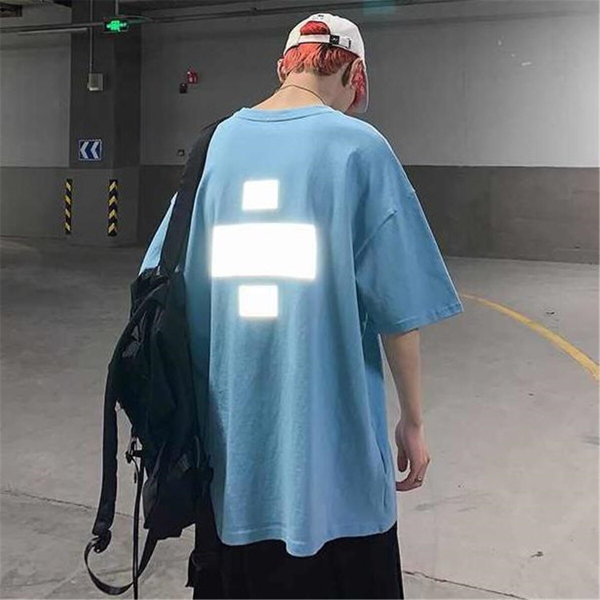 "Mind Tricks" Graphic Unisex Streetwear Vintage Women Men Y2K Reflective T-Shirt