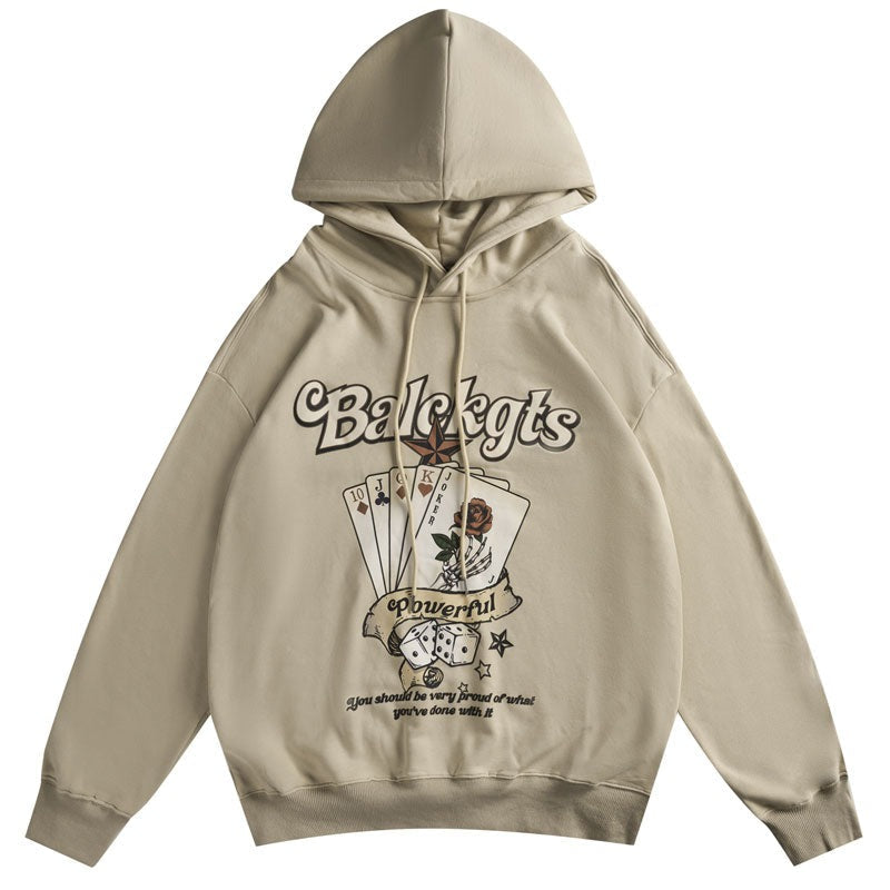 "Black Jack" Unisex Men Women Streetwear Graphic Hoodie