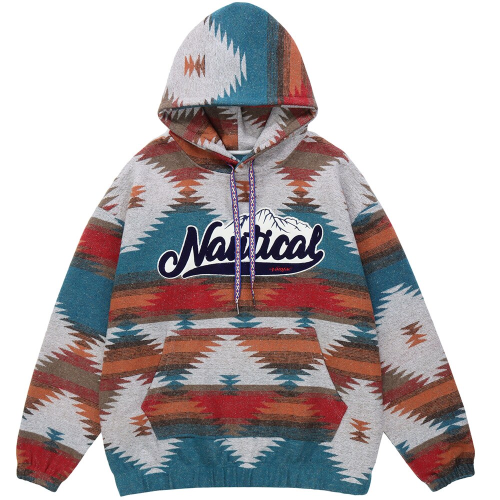 "National" Graphic Unisex Streetwear Vintage Women Men Y2K Hoodie