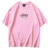 "Pink Tree" Graphic Unisex Streetwear Vintage Women Men Y2K T-Shirt