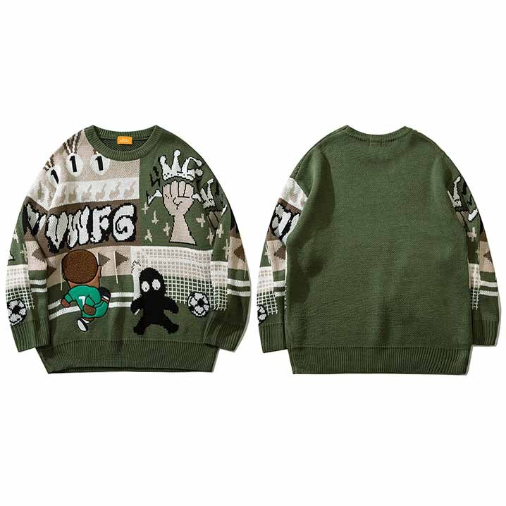 "Top Boy" Graphic Unisex Streetwear Vintage Women Men Y2K Sweater