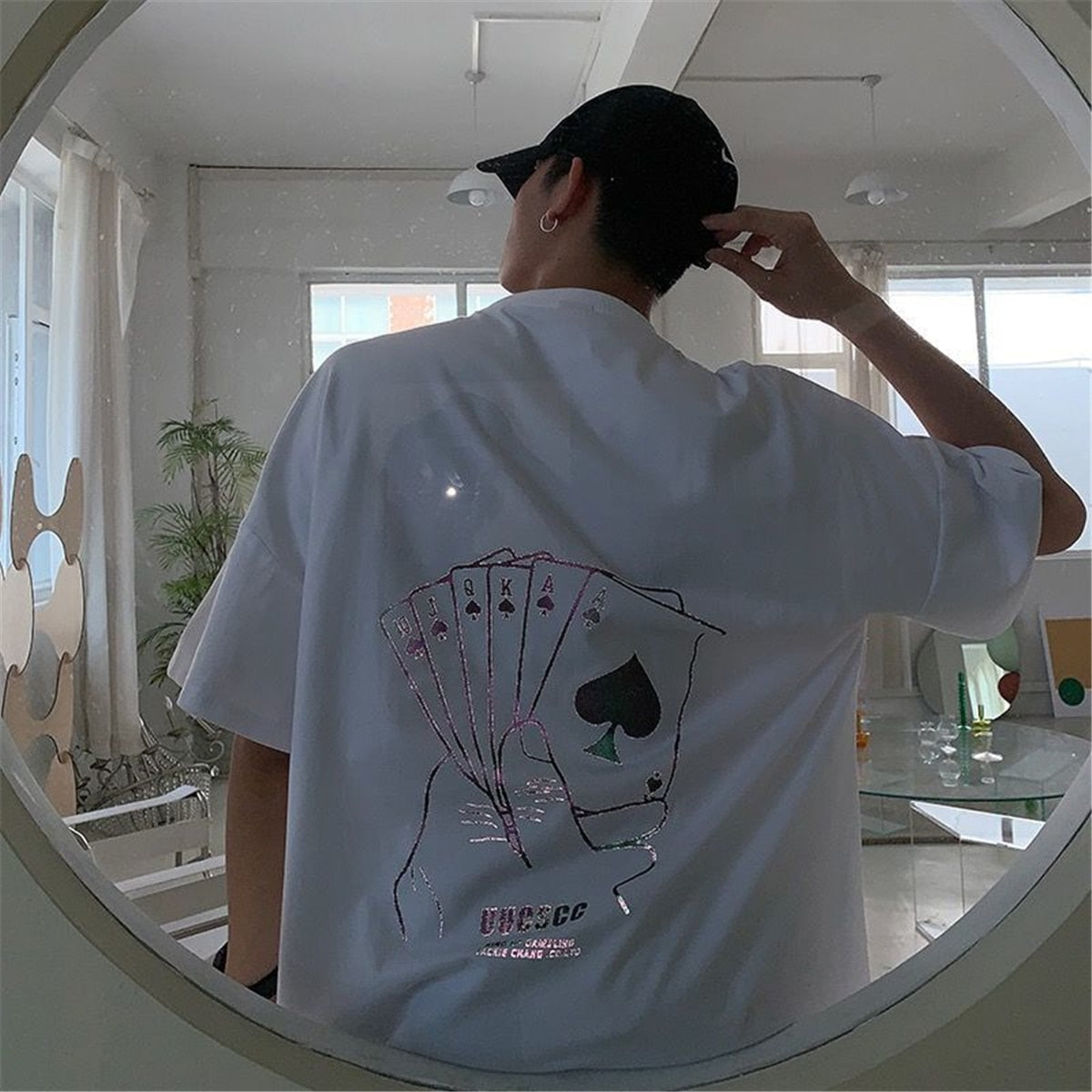 "Ace of Spades" Men Women Unisex Graphic Streetwear T-Shirt