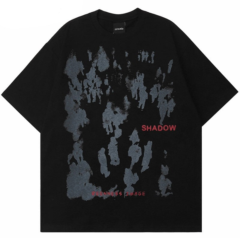 "Shadow Runner" Graphic Unisex Streetwear Vintage Women Men Y2K T-Shirt