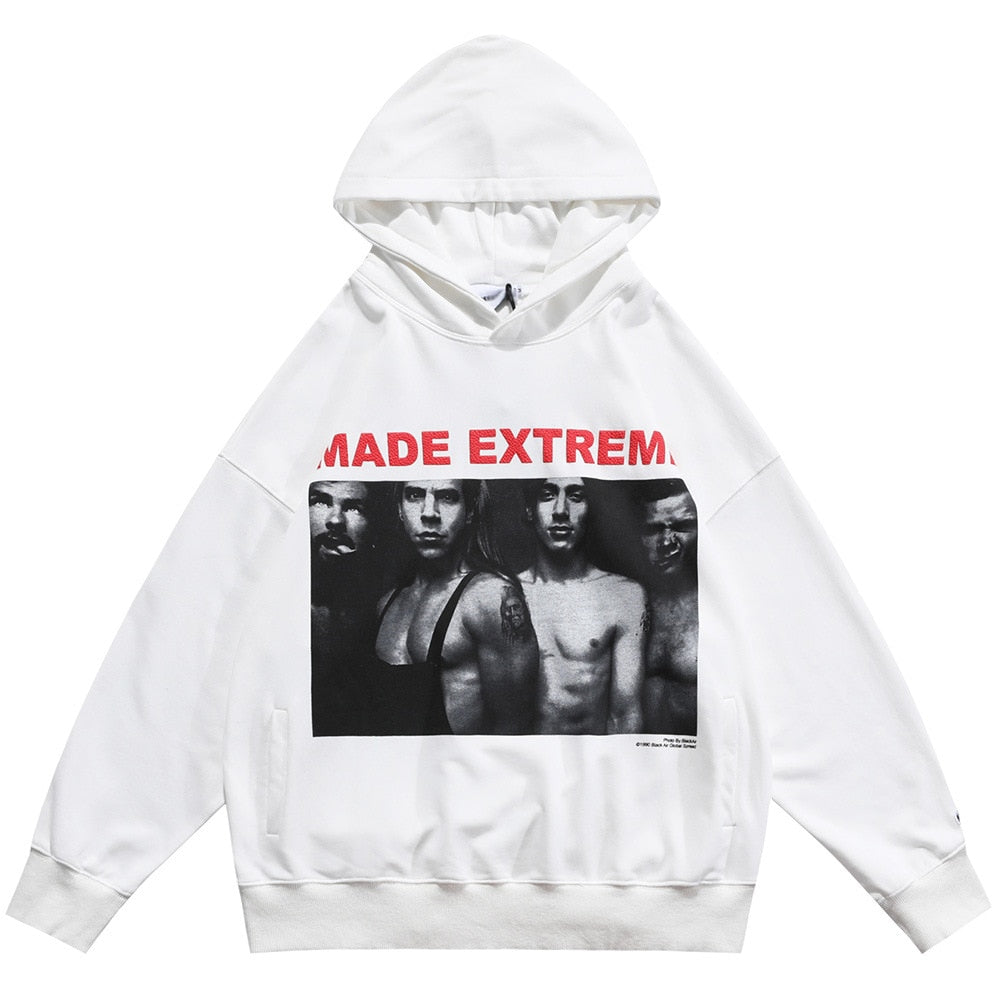 "Extreme Setback" Unisex Men Women Streetwear Graphic Hoodie