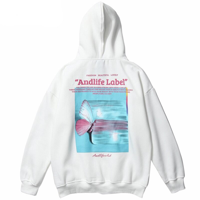 "More Than Life" Graphic Unisex Streetwear Vintage Women Men Y2K Hoodie