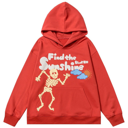 "Find The Clouds" Unisex Men Women Streetwear Graphic Hoodie