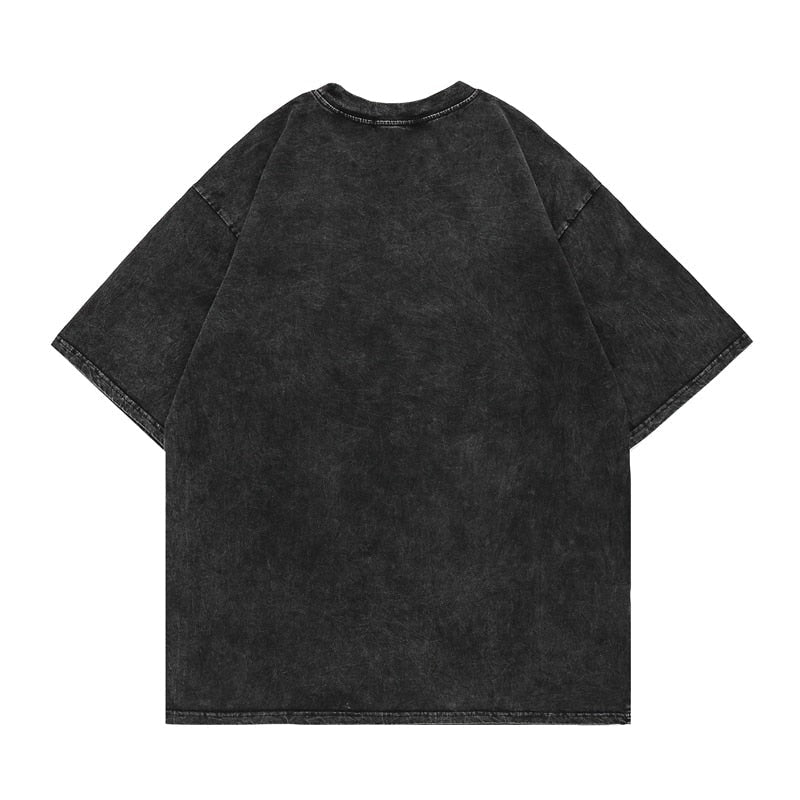 "Vintage Cross" Graphic Unisex Streetwear Vintage Women Men Y2K T-Shirt