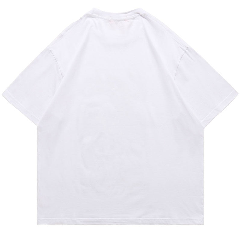 "Bunny Run" Unisex Men Women Streetwear Graphic T-Shirt