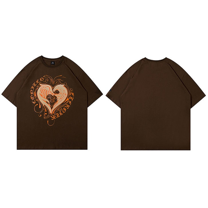 "Melted Soul" Graphic Unisex Streetwear Vintage Women Men Y2K T-Shirt