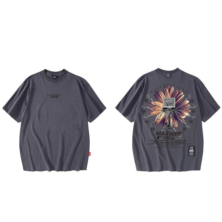 "Open Tree" Unisex Men Women Streetwear Graphic T-Shirt
