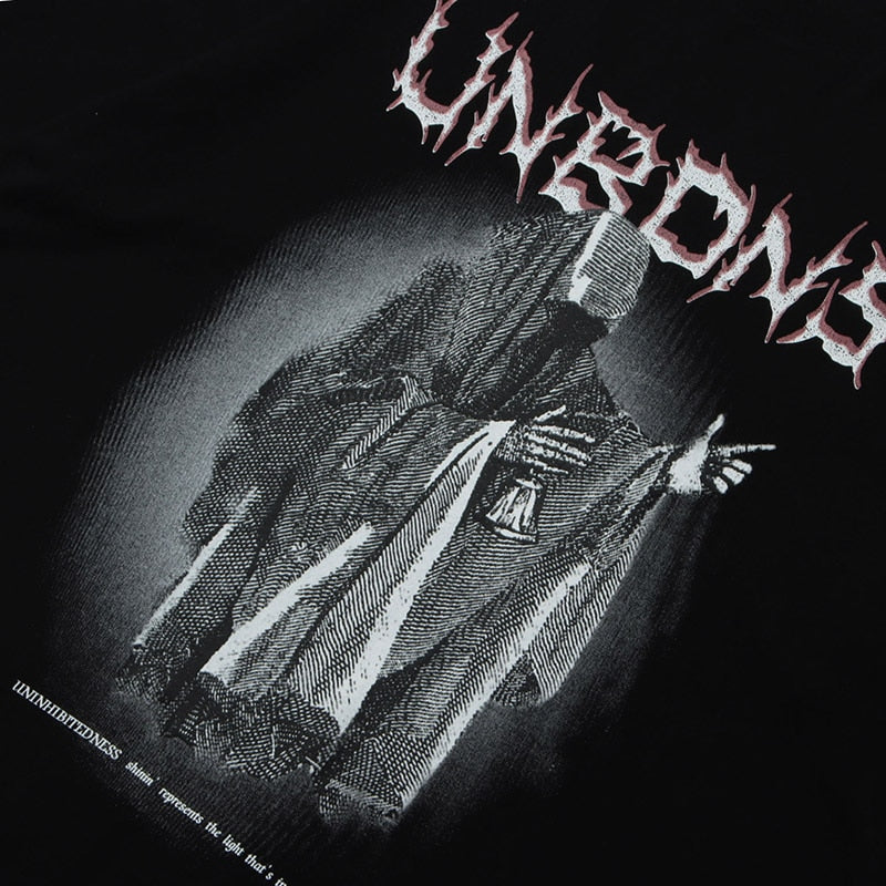 "Forbidden" Graphic Unisex Streetwear Women Men Y2K T-Shirt