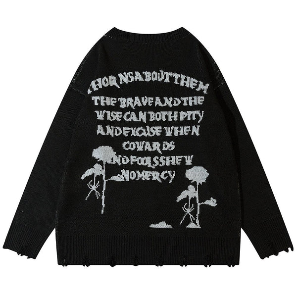 "Can't Be Bothered" Unisex Men Women Streetwear Graphic Sweater