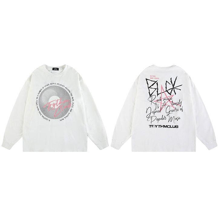 "Hold Me Down" Graphic Unisex Streetwear Vintage Women Men Y2K Sweatshirt