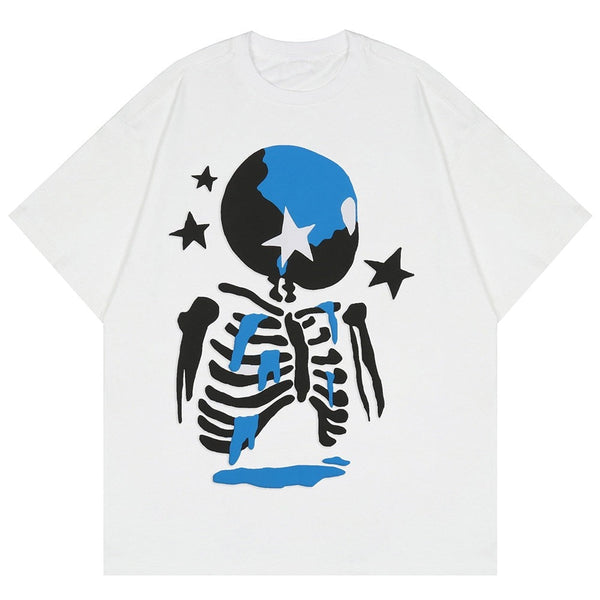 "Summer Stars" Graphic Unisex Streetwear Vintage Women Men Y2K T-Shirt
