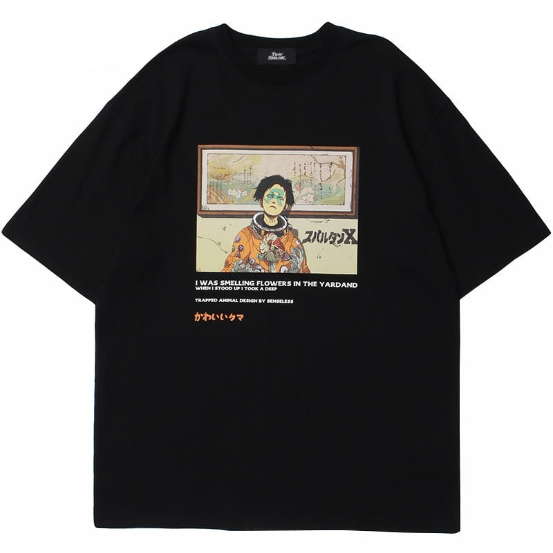 "On The Wall" Unisex Men Women Streetwear Graphic T-Shirt