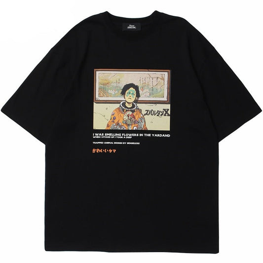 "On The Wall" Unisex Men Women Streetwear Graphic T-Shirt