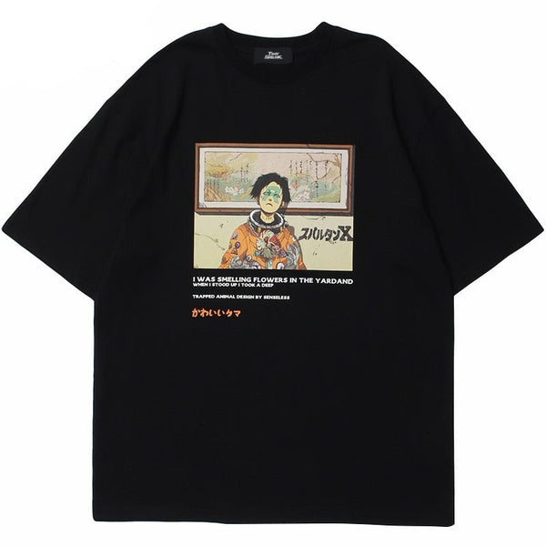 "On The Wall" Unisex Men Women Streetwear Graphic T-Shirt