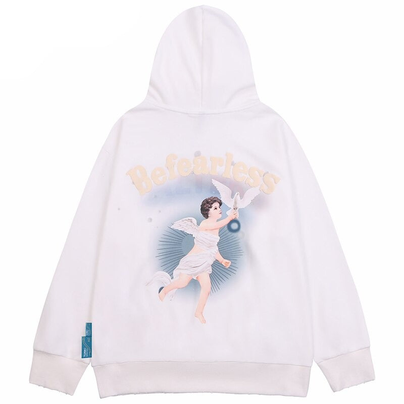"Be Fearless" Unisex Men Women Streetwear Graphic Sweatshirt