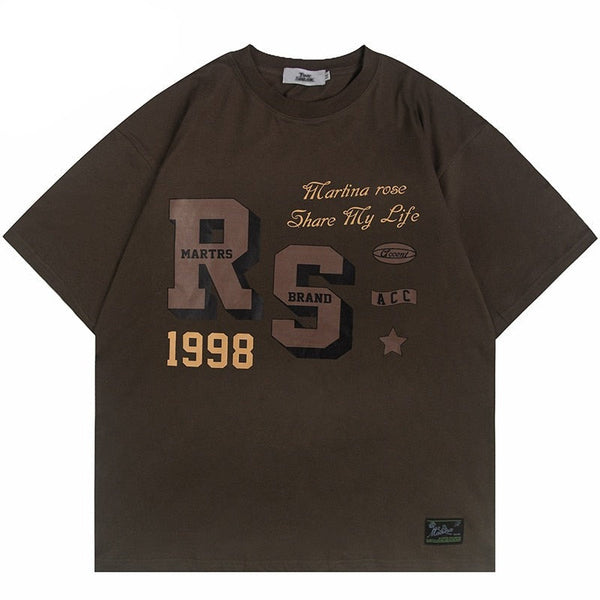 "Share Life" Graphic Unisex Streetwear Vintage Women Men Y2K T-Shirt