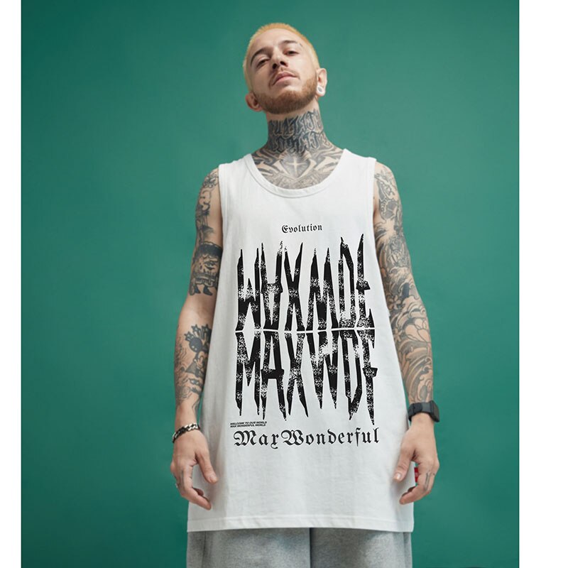 "Made Fine" Graphic Unisex Streetwear Vintage Women Men Y2K Tank Top