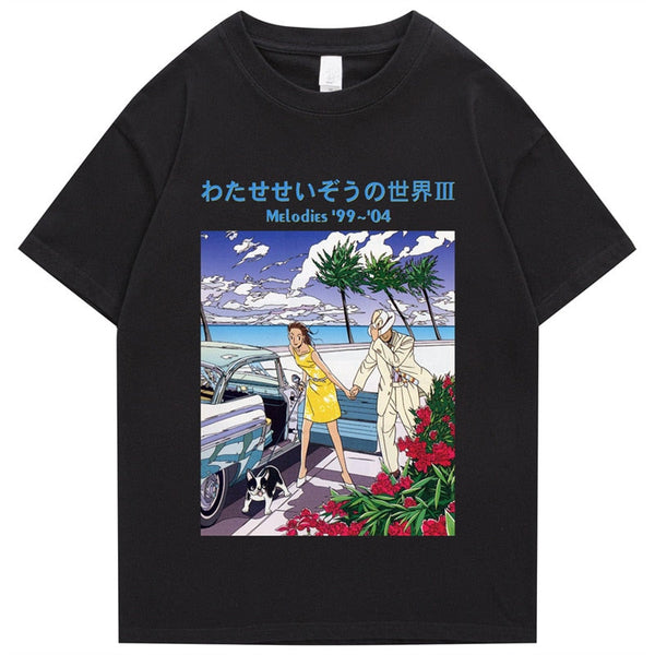 "Missing Person" Graphic Unisex Streetwear Vintage Women Men Y2K T-Shirt