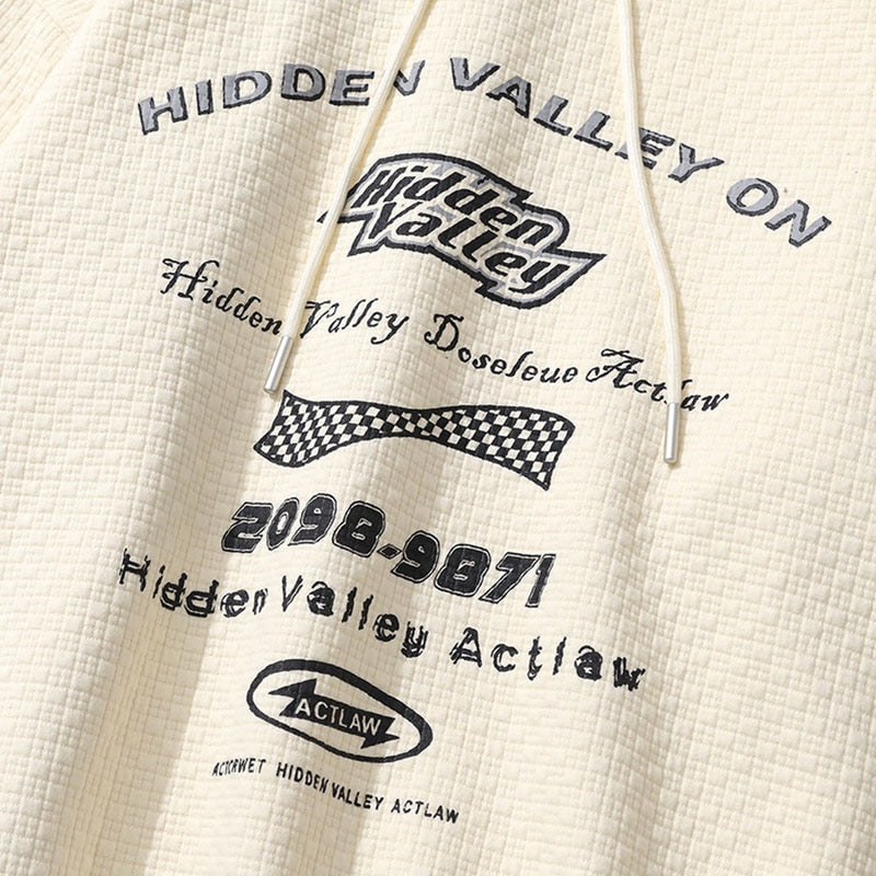 "Hidden Timeline" Graphic Unisex Streetwear Vintage Women Men Y2K Hoodie