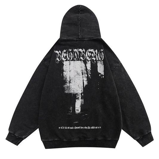 "Foggy Outside" Graphic Unisex Streetwear Women Men Hoodie