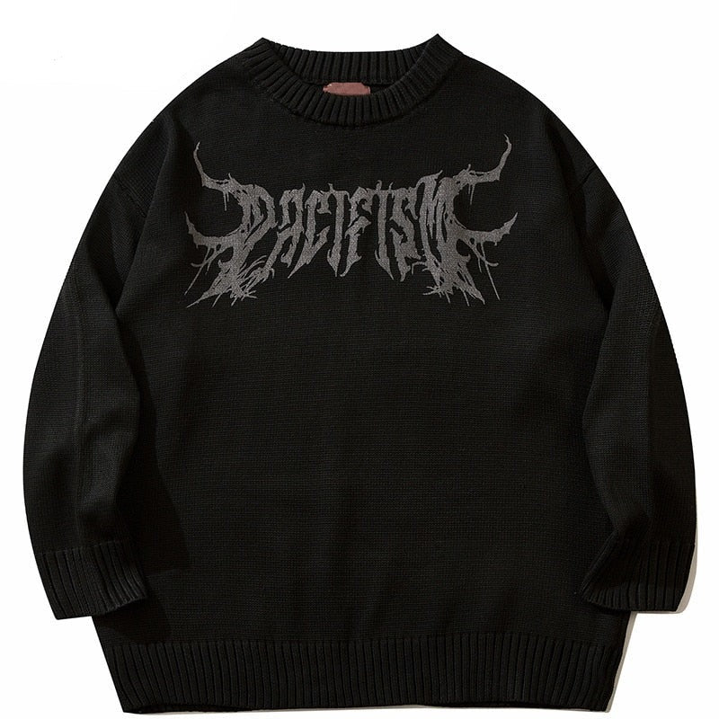 "Written Down Again" Graphic Unisex Streetwear Vintage Women Men Y2K Sweater