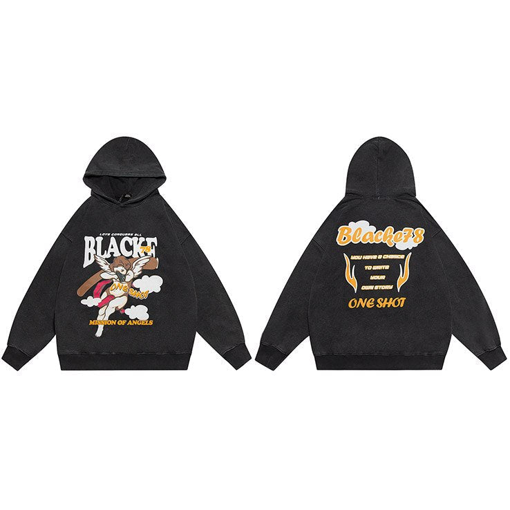 "Big Arrows" Graphic Unisex Streetwear Vintage Women Men Y2K Hoodie