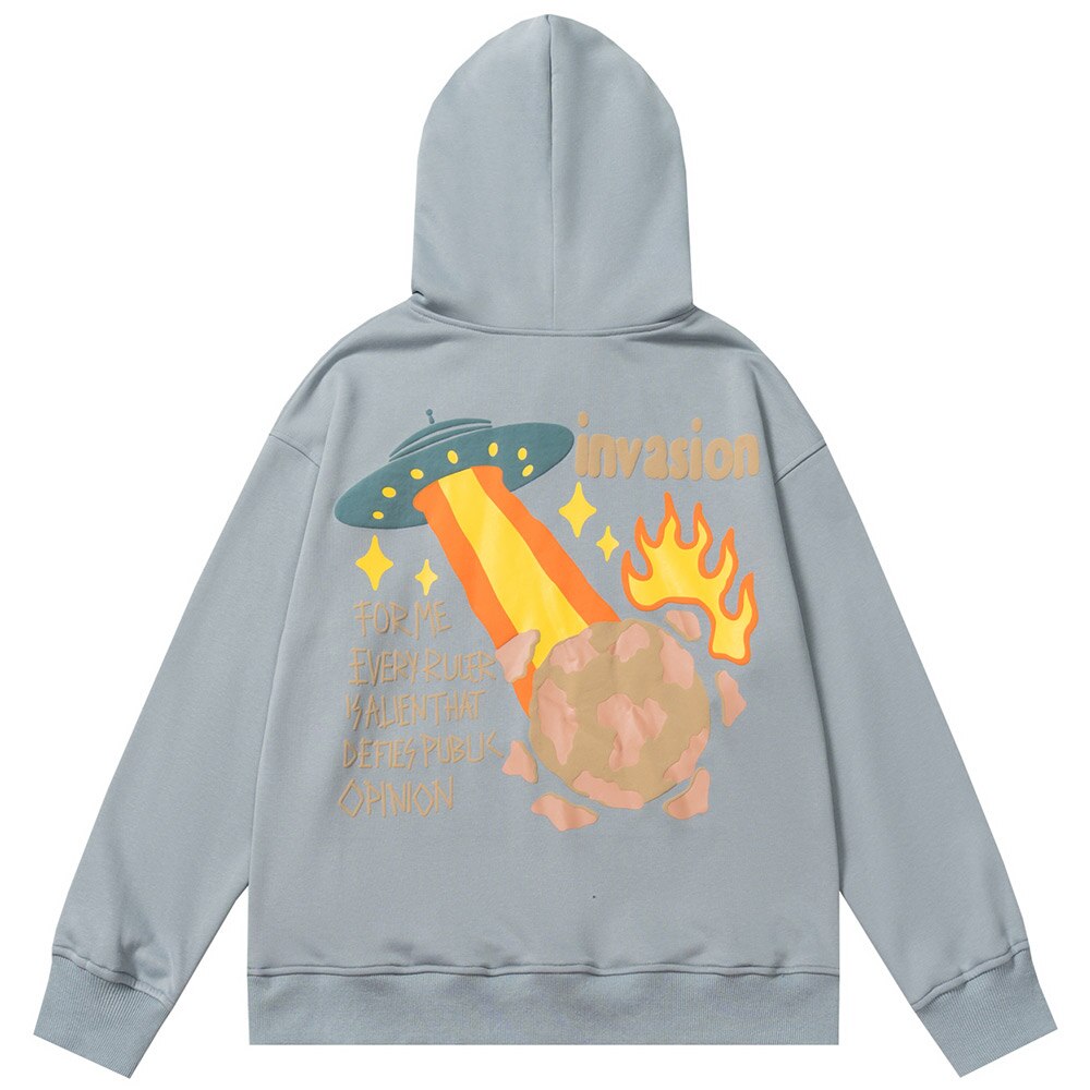 "Secret Invasion" Graphic Unisex Streetwear Vintage Women Men Y2K Hoodie