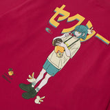 "Lunch Marathon" Graphic Unisex Streetwear Vintage Women Men Y2K Sweatshirt