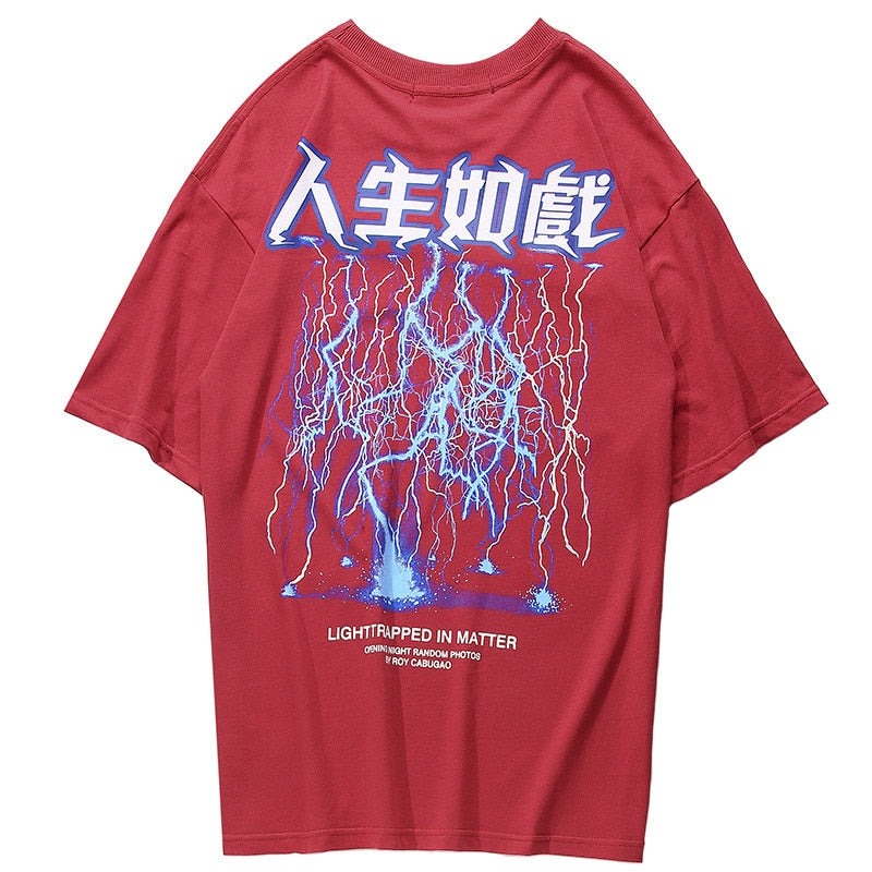 "Blue Lighting" Unisex Graphic T-Shirt