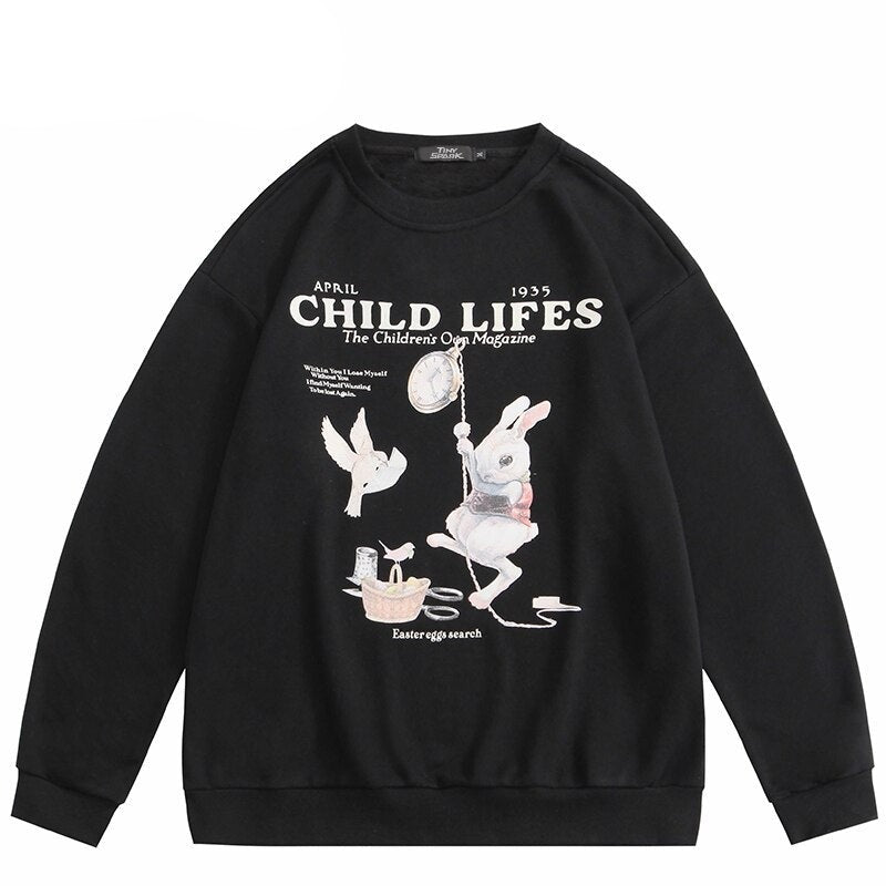 "Children Lies" Unisex Men Women Streetwear Graphic Sweatshirt