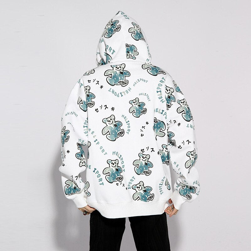 "Twin Flame" Graphic Unisex Streetwear Vintage Women Men Y2K Hoodie