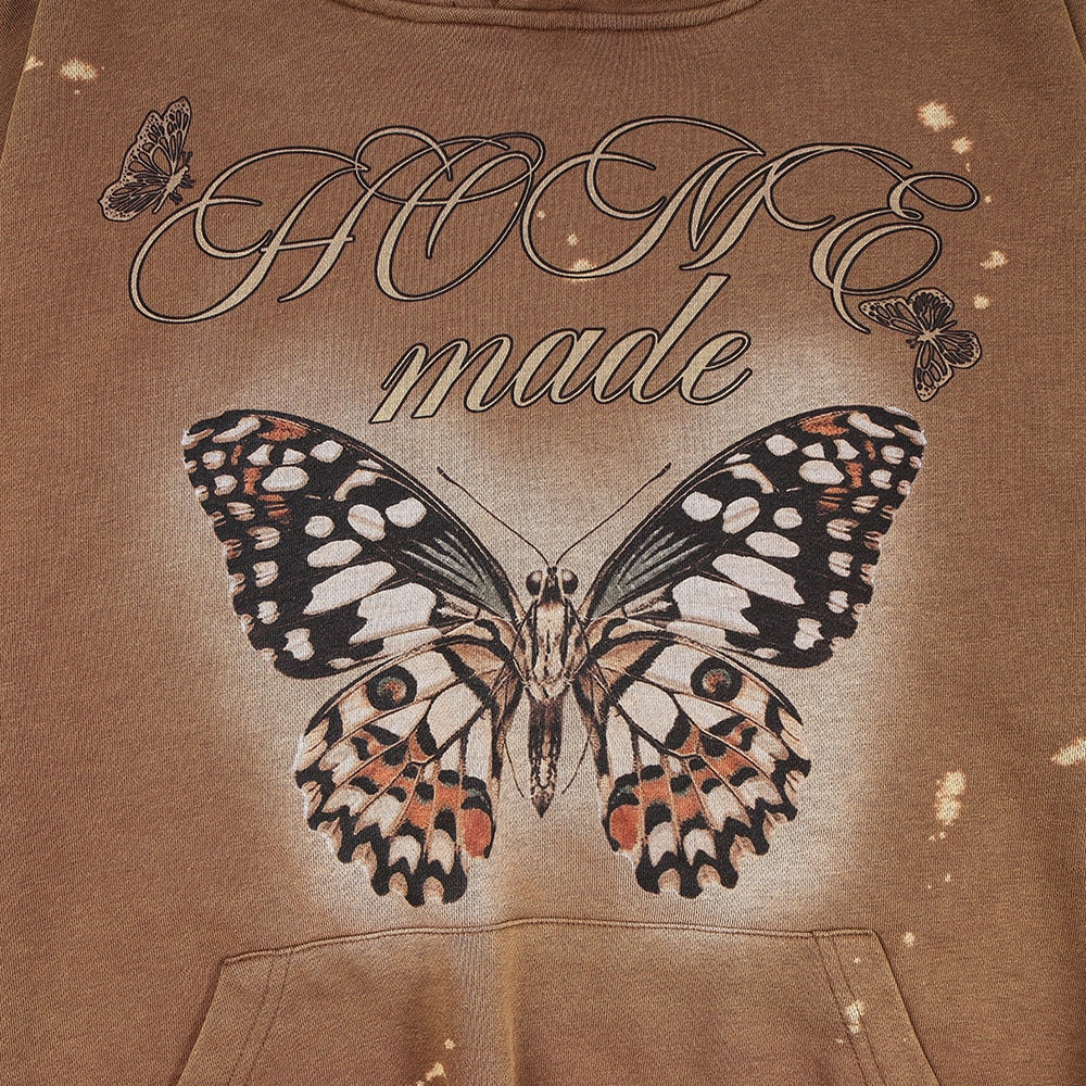 "Simple" Graphic Unisex Streetwear Vintage Women Men Y2K Hoodie