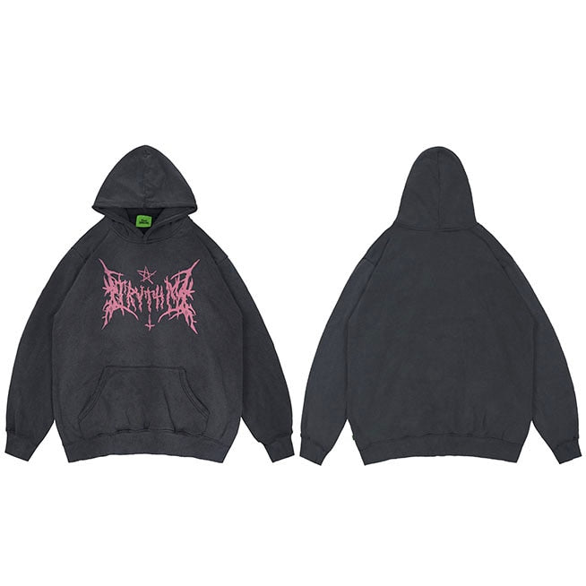 "Star Girl" Graphic Unisex Streetwear Vintage Women Men Y2K Hoodie