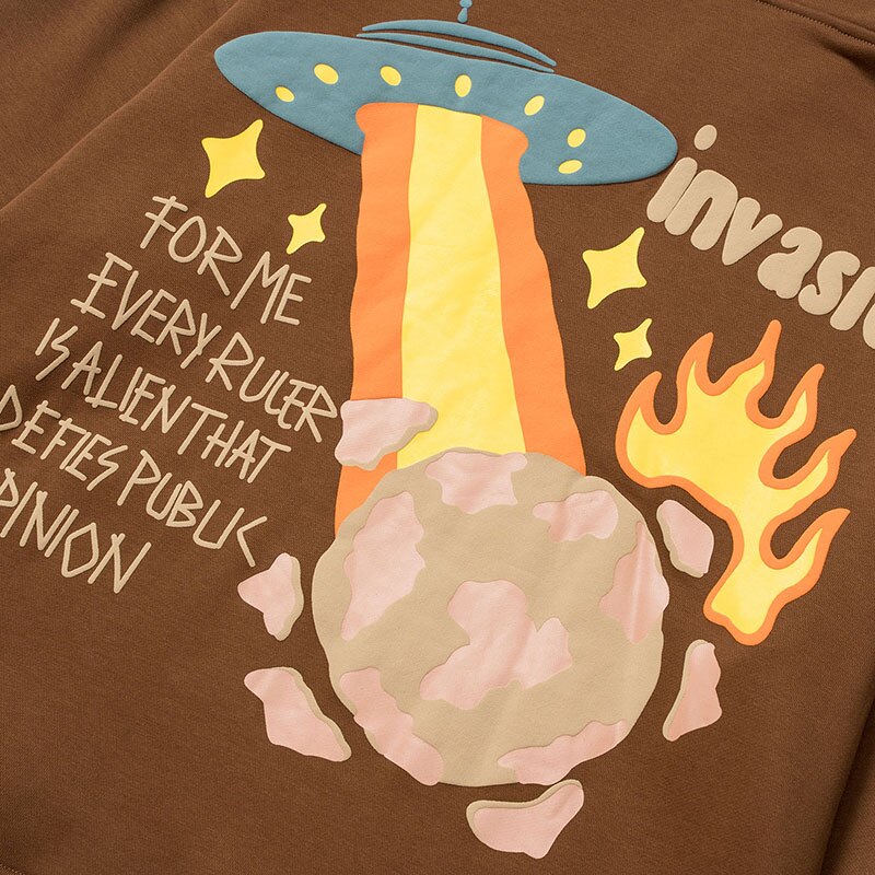 "Secret Invasion" Graphic Unisex Streetwear Vintage Women Men Y2K Hoodie