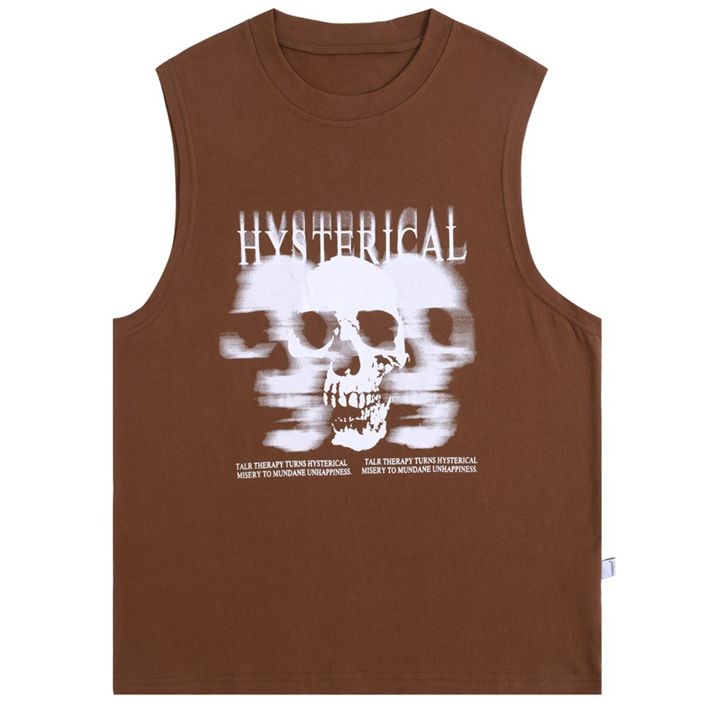 "Statical" Graphic Unisex Streetwear Vintage Women Men Y2K Tank Top