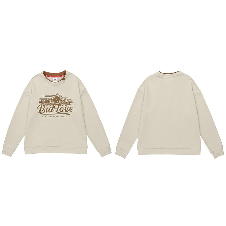"Nothing Is Love" Graphic Unisex Streetwear Vintage Women Men Y2K Hoodie
