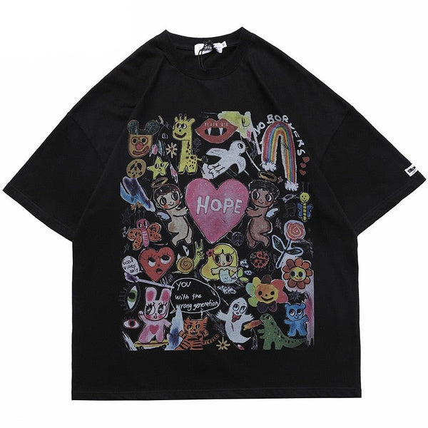 "All Is Not Lost" Graphic Unisex Streetwear Vintage Women Men Y2K T-Shirt