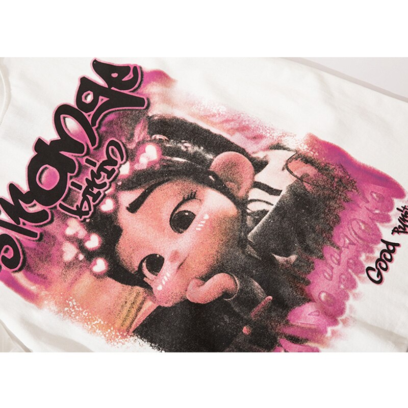 "Stronger" Graphic Unisex Streetwear Vintage Women Men Y2K T-Shirt