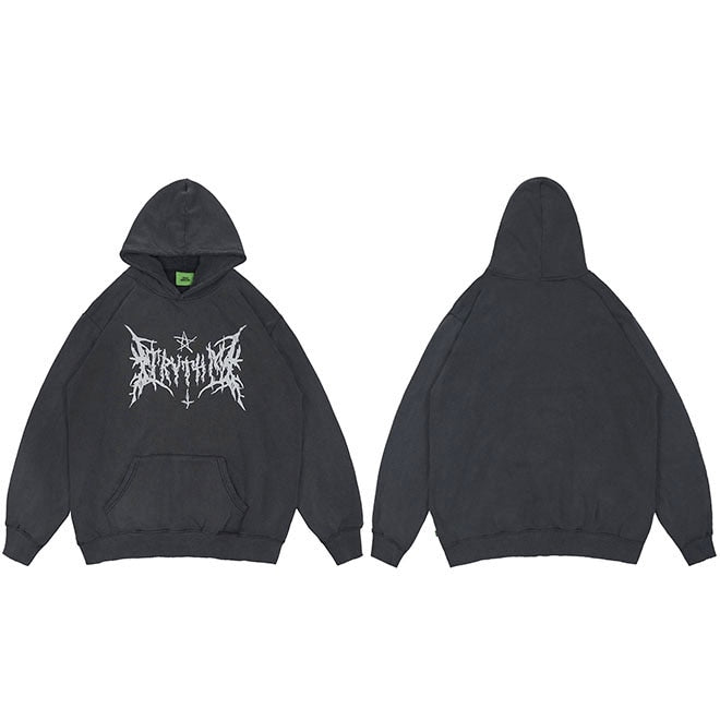 "Star Girl" Graphic Unisex Streetwear Vintage Women Men Y2K Hoodie
