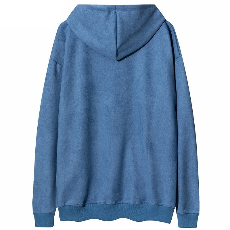 "Flying Blue Roses" Unisex Men Women Streetwear Graphic Hoodie
