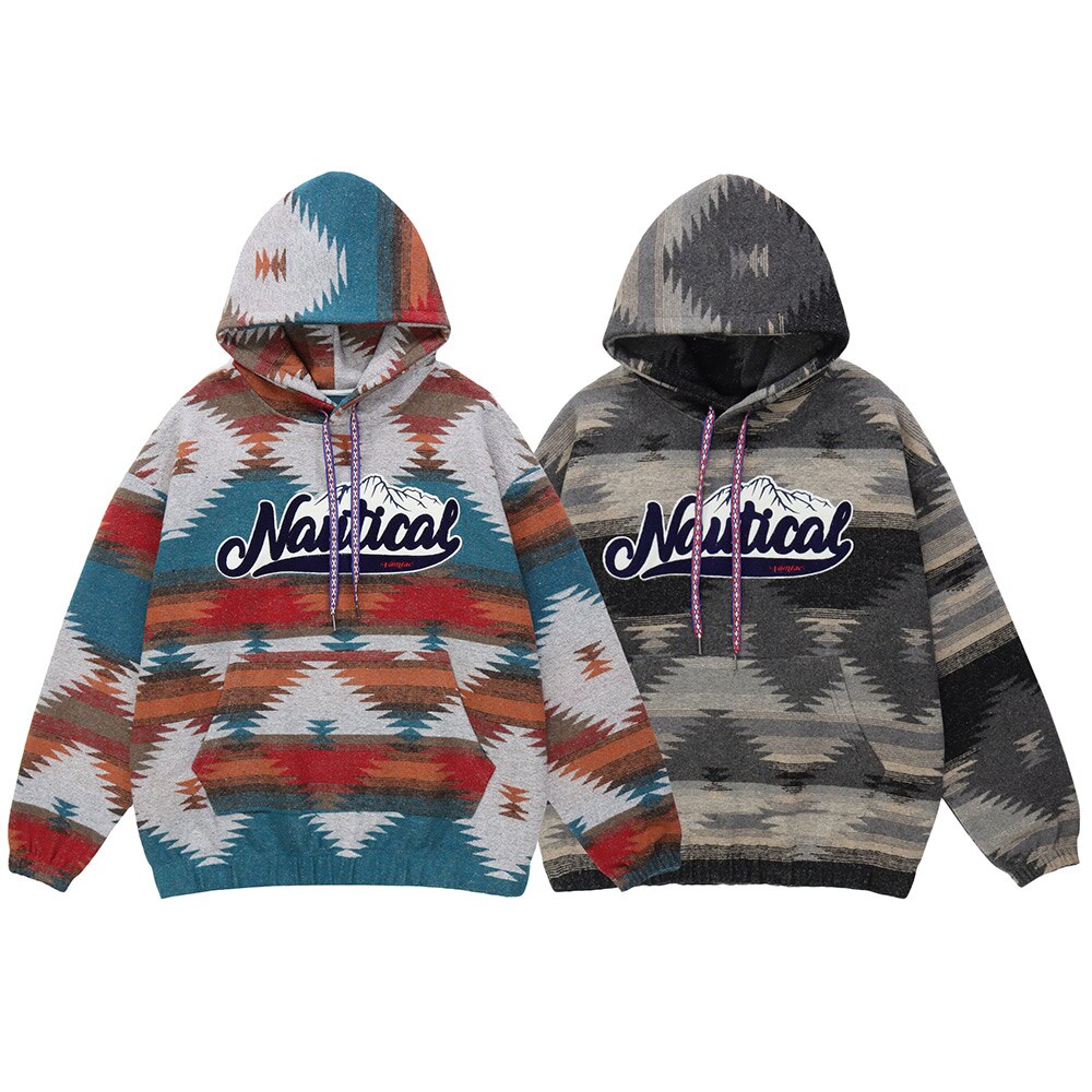"National" Graphic Unisex Streetwear Vintage Women Men Y2K Hoodie